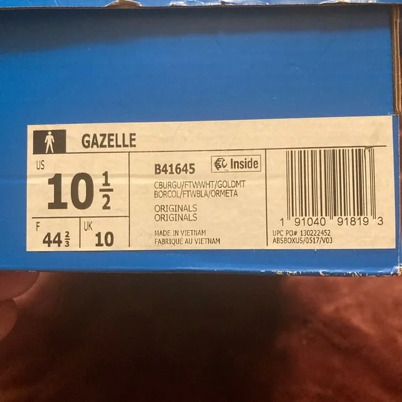 Men suede Adidas Gazelle Sneaker - Picture 8 of 11